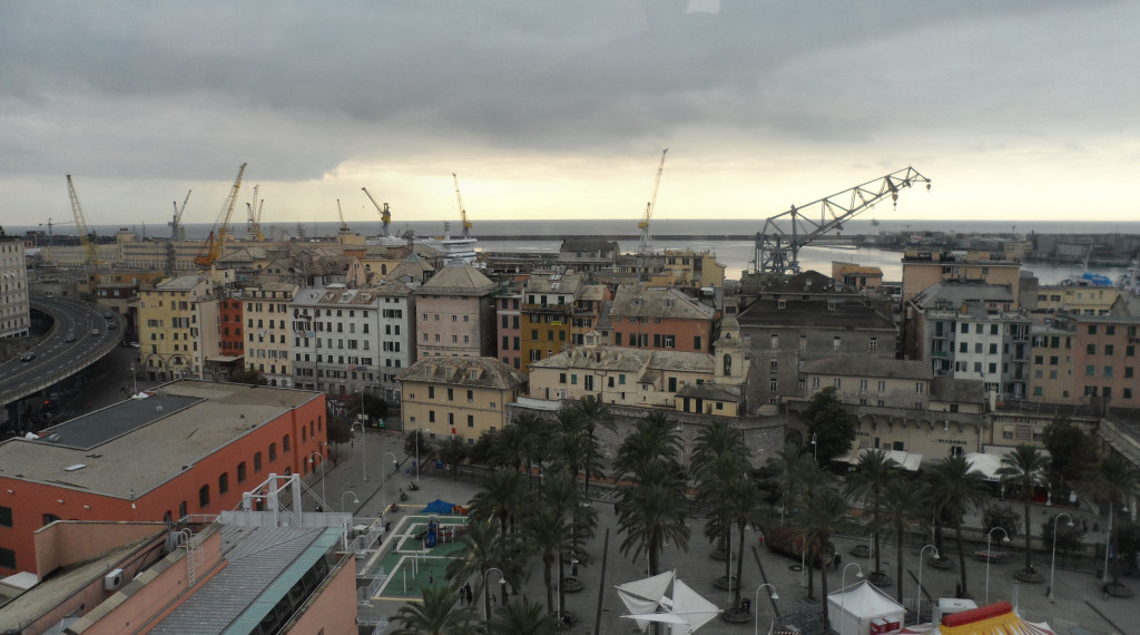 Genova Porto 1-1-2016 Tramonto (2)