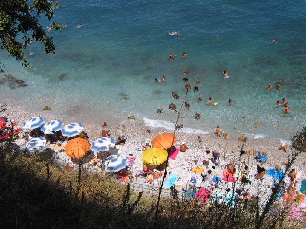 Spiaggia dell' isola di Capri